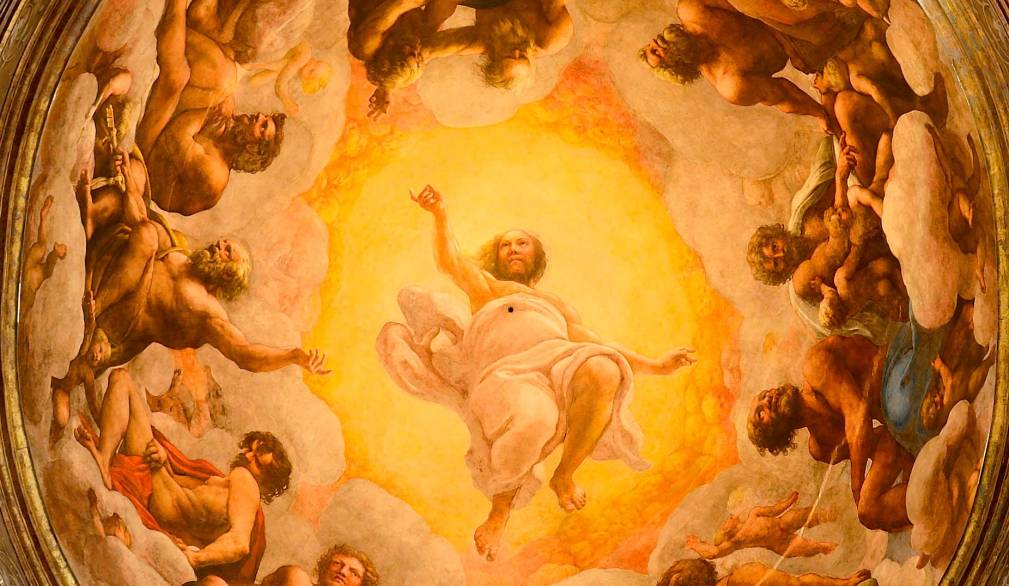 Correggio “Visione di san Giovanni a Patmos” 1520 - 1524, Cupola della chiesa di San Giovanni Evangelista - Parma Correggio “Visione di san Giovanni a Patmos” 1520 - 1524, Cupola della chiesa di San Giovanni Evangelista - Parma