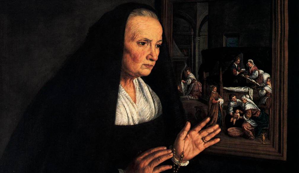 Leandro Bassano “Ritratto di una vedova” prima metà XVII sec., collezione privata Leandro Bassano “Ritratto di una vedova” prima metà XVII sec., collezione privata