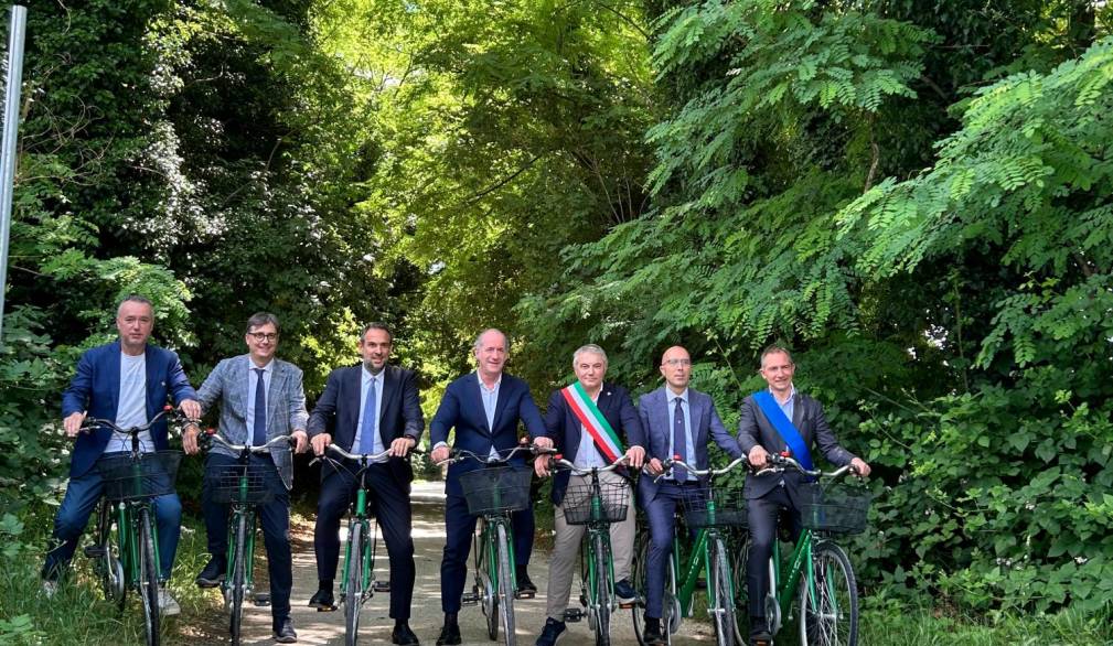 Sile, la Greenway si arricchisce, inaugurato il percorso ciclopedonale da Quinto a Canizzano Sile, la Greenway si arricchisce, inaugurato il percorso ciclopedonale da Quinto a Canizzano