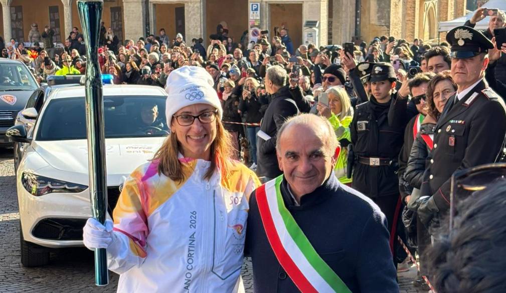 Fiamma olimpica nella Marca, le foto più belle