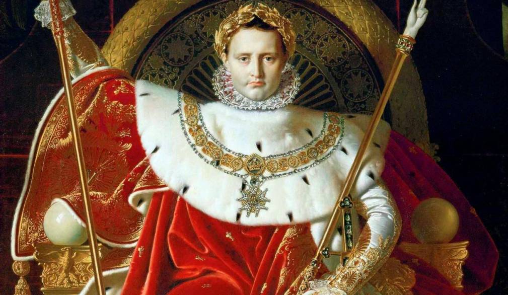 Jean-Auguste-Dominique Ingres “Napoleone I sul trono imperiale” 1806, Musée de l’Armée - Parigi Jean-Auguste-Dominique Ingres “Napoleone I sul trono imperiale” 1806, Musée de l’Armée - Parigi