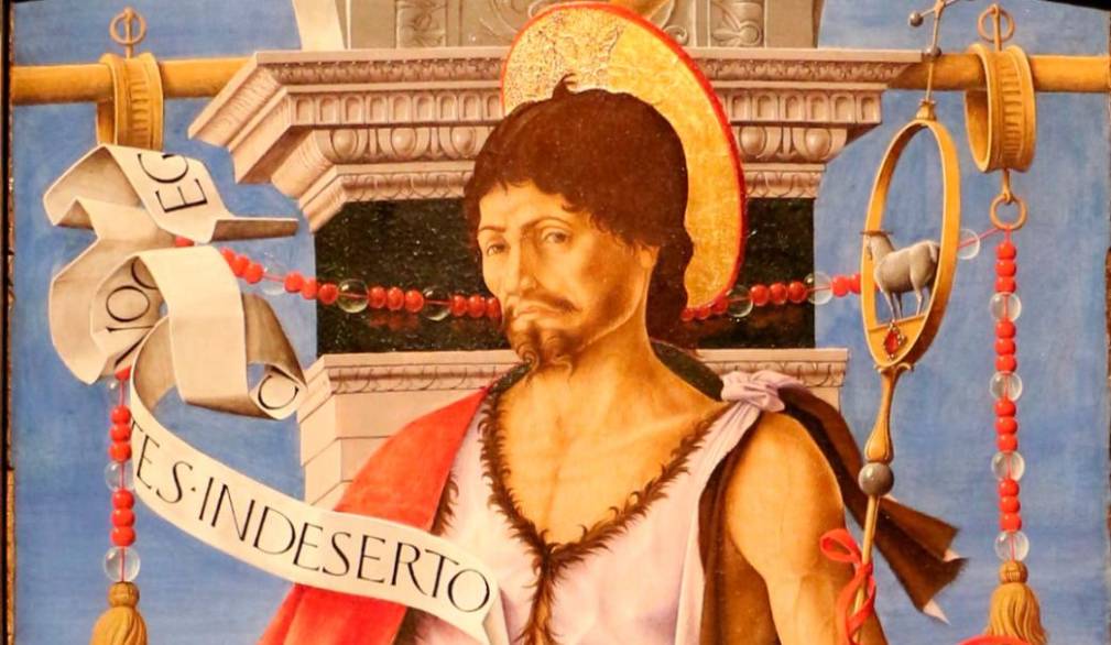 Francesco del Cossa “San Giovanni Battista” 1472-1473, Pinacoteca di Brera - Milano