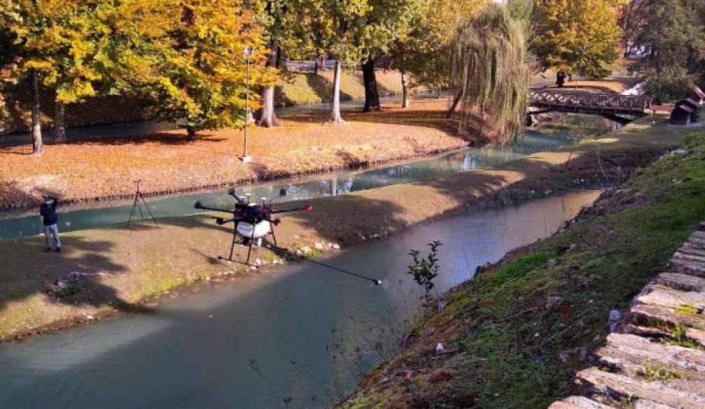 Sono iniziati i lavori per il completamento della passerella della penisola del Paradiso a Treviso Sono iniziati i lavori per il completamento della passerella della penisola del Paradiso a Treviso