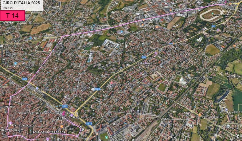 Giro d’Italia, sabato la partenza da Treviso: le modifiche alla viabilità Giro d’Italia, sabato la partenza da Treviso: le modifiche alla viabilità
