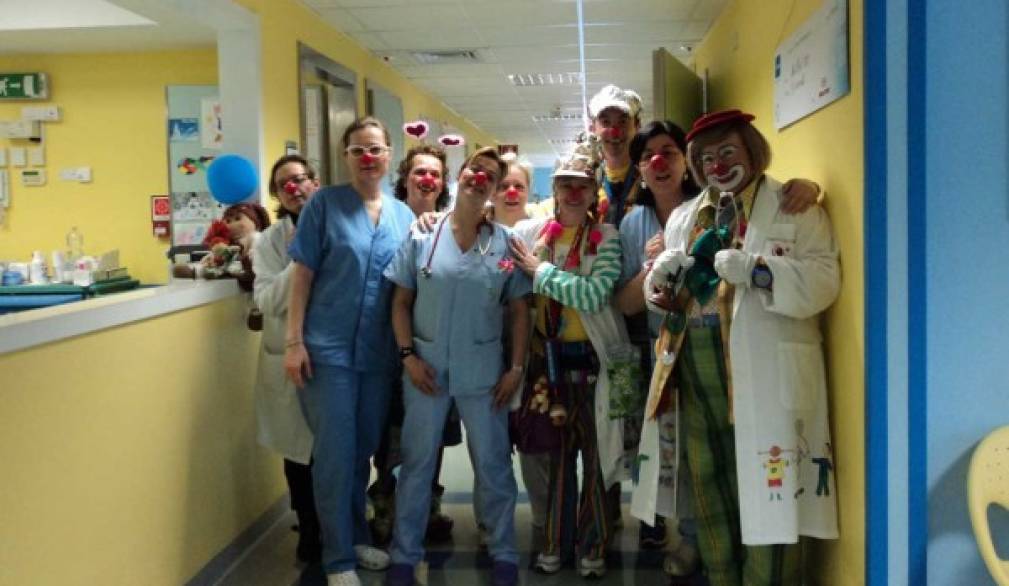 Il clown Margherito all'ospedale di Cittadella Il clown Margherito all'ospedale di Cittadella