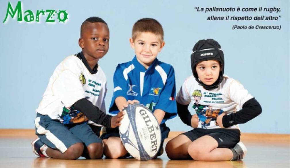 I bambini e il campione nel calendario della scuola dell'infanzia di Rovarè I bambini e il campione nel calendario della scuola dell'infanzia di Rovarè