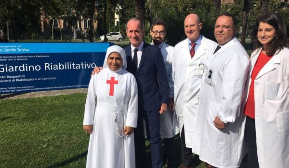 San Camillo: Zaia inaugura nuovo apparecchio d'avanguardia e palestra riabilitativa San Camillo: Zaia inaugura nuovo apparecchio d'avanguardia e palestra riabilitativa