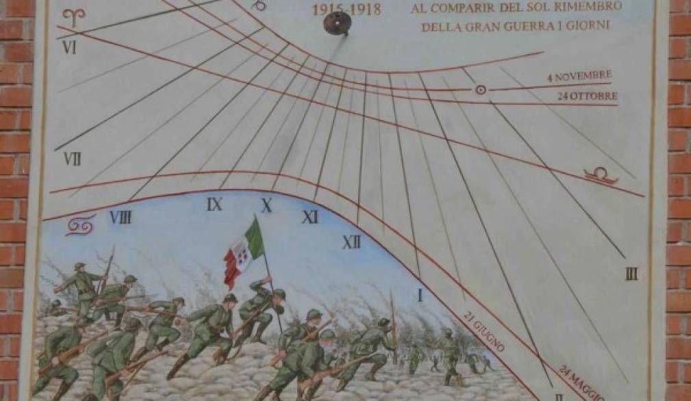San Biagio: ecco la meridiana della Grande Guerra San Biagio: ecco la meridiana della Grande Guerra