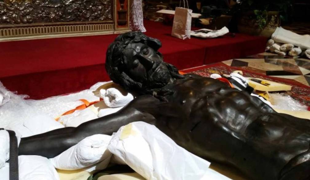 Il “ritorno” del Crocifisso bronzeo del Donatello alla basilica del Santo Il “ritorno” del Crocifisso bronzeo del Donatello alla basilica del Santo