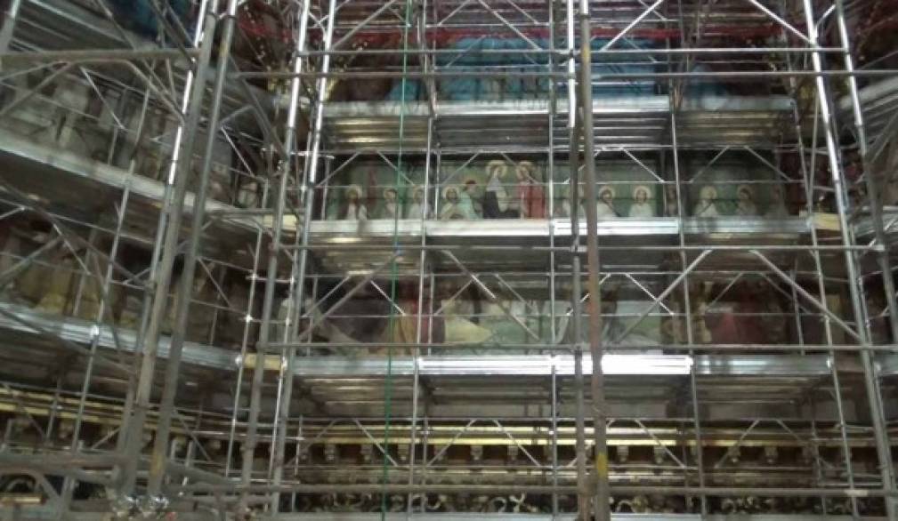 Viene da Postioma il ponteggio "sospeso tra terra e cielo" per il restauro di Loreto Viene da Postioma il ponteggio "sospeso tra terra e cielo" per il restauro di Loreto
