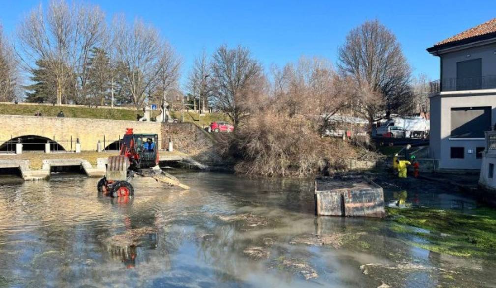 Treviso: proseguirà per 45 giorni la pulizia dei canali cittadini Treviso: proseguirà per 45 giorni la pulizia dei canali cittadini