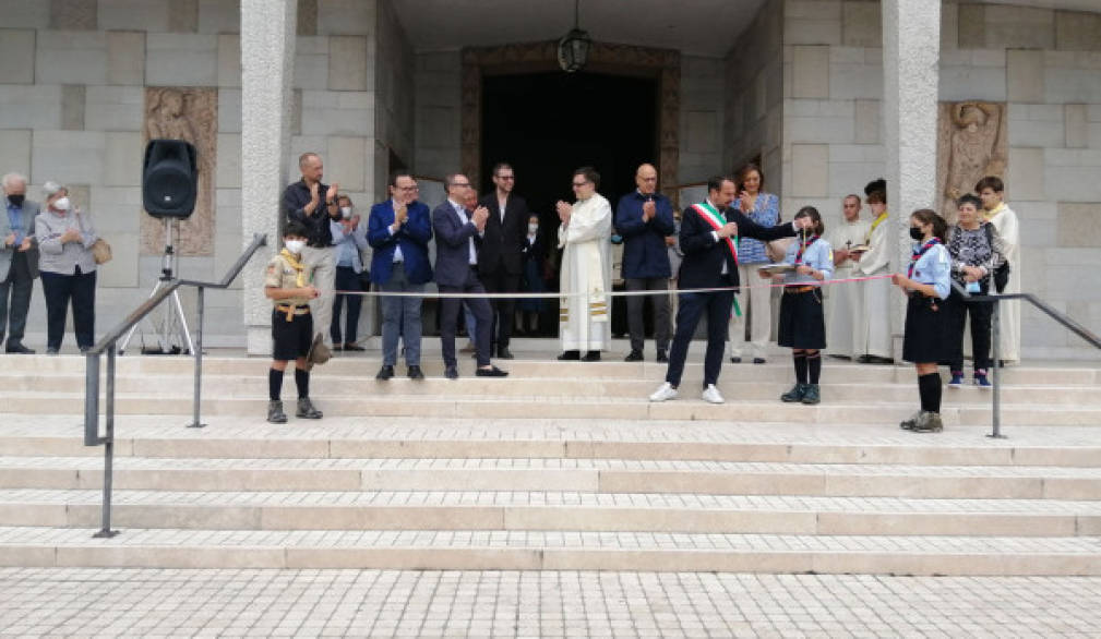 A Treviso inaugurato il nuovo sagrato della chiesa di Sacro Cuore A Treviso inaugurato il nuovo sagrato della chiesa di Sacro Cuore
