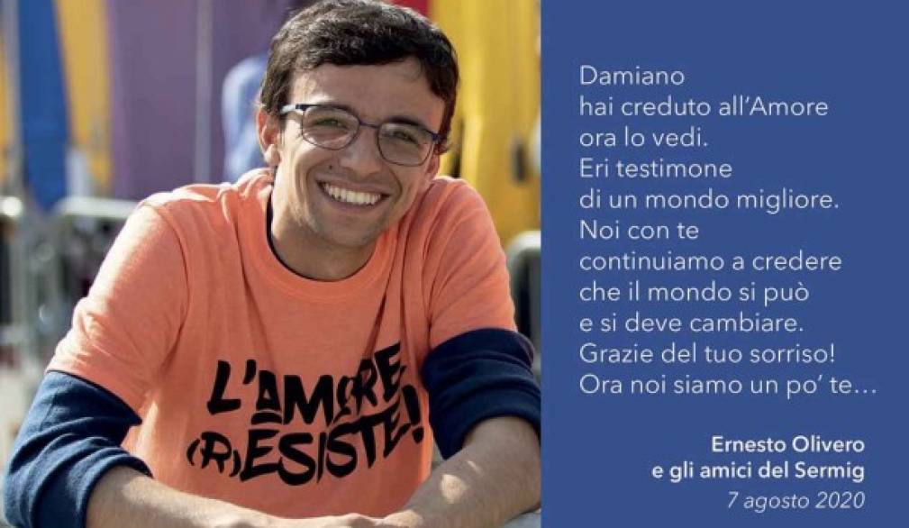 L'amore in circolo, iniziativa in ricordo di Damiano Caravello L'amore in circolo, iniziativa in ricordo di Damiano Caravello