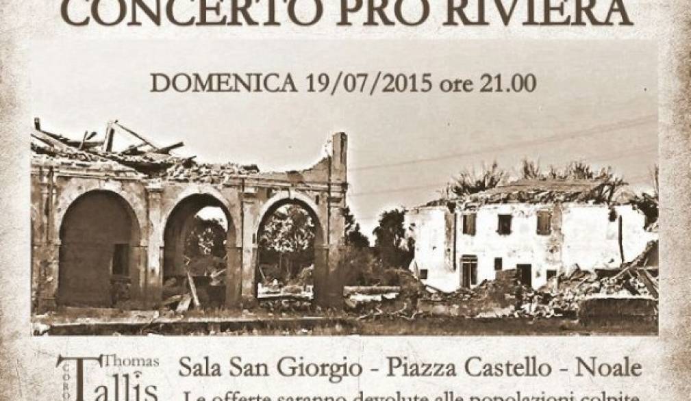 Noale: un concerto per la Riviera ferita Noale: un concerto per la Riviera ferita