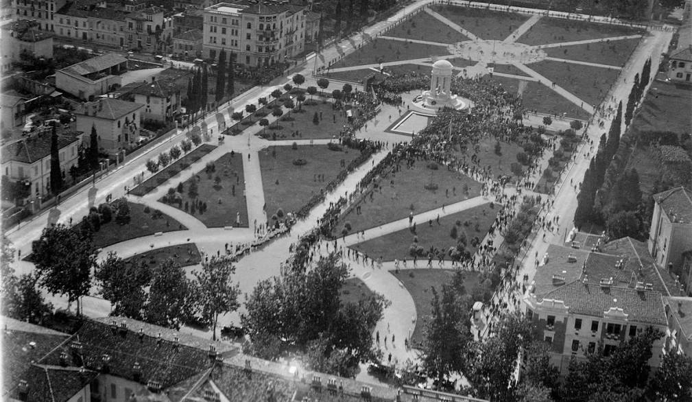 Parco della Rimembranza, monumento ai volontari goriziani caduti nella Prima guerra mondiale. ERPAC, Fototeca musei Parco della Rimembranza, monumento ai volontari goriziani caduti nella Prima guerra mondiale. ERPAC, Fototeca musei