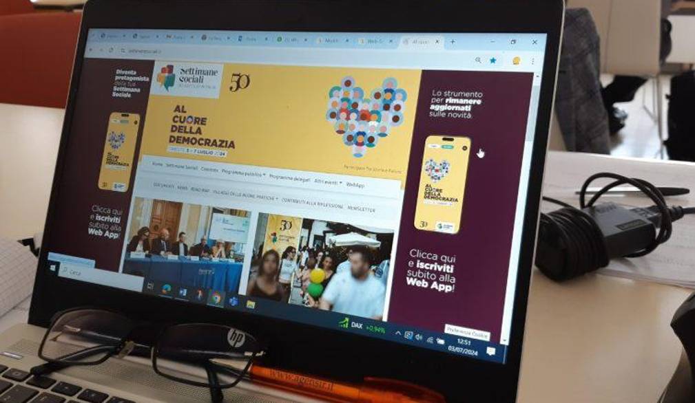 Settimana sociale, anche a distanza con il digitale