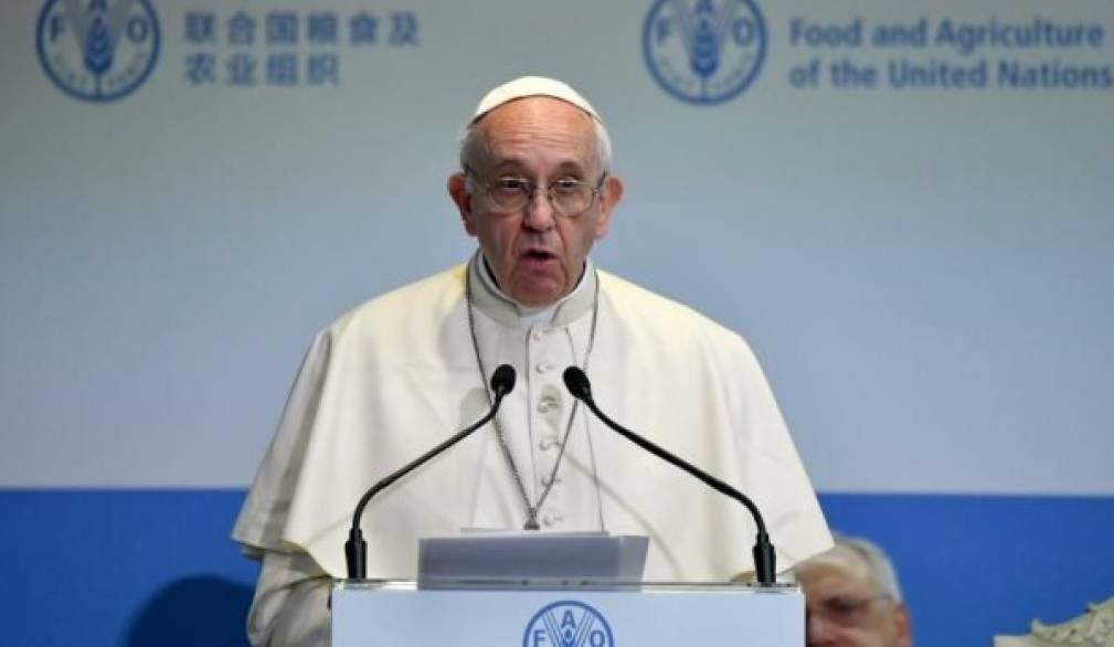 Il Papa alla Fao: "Cambiare rotta sull'alimentazione" Il Papa alla Fao: "Cambiare rotta sull'alimentazione"