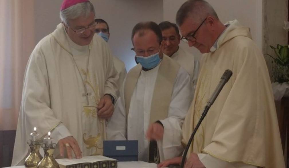 Mons. Cevolotto. Oggi il giuramento da vescovo nella Casa del clero: "Qui molta della mia storia" Mons. Cevolotto. Oggi il giuramento da vescovo nella Casa del clero: "Qui molta della mia storia"