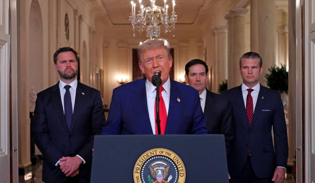 L’annuncio dell’attacco da parte del presidente Trump L’annuncio dell’attacco da parte del presidente Trump