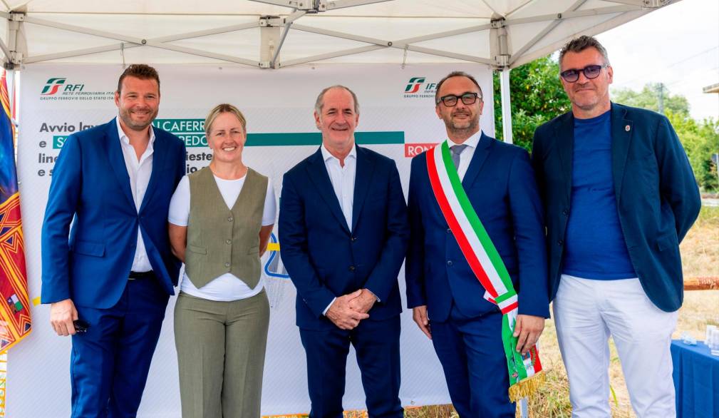 Ca’ Tron, posata la prima pietra dell’atteso sovrappasso Ca’ Tron, posata la prima pietra dell’atteso sovrappasso