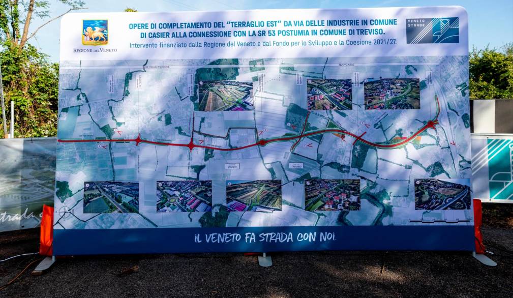 Terraglio Est, taglio del nastro per il cantiere del secondo stralcio Terraglio Est, taglio del nastro per il cantiere del secondo stralcio
