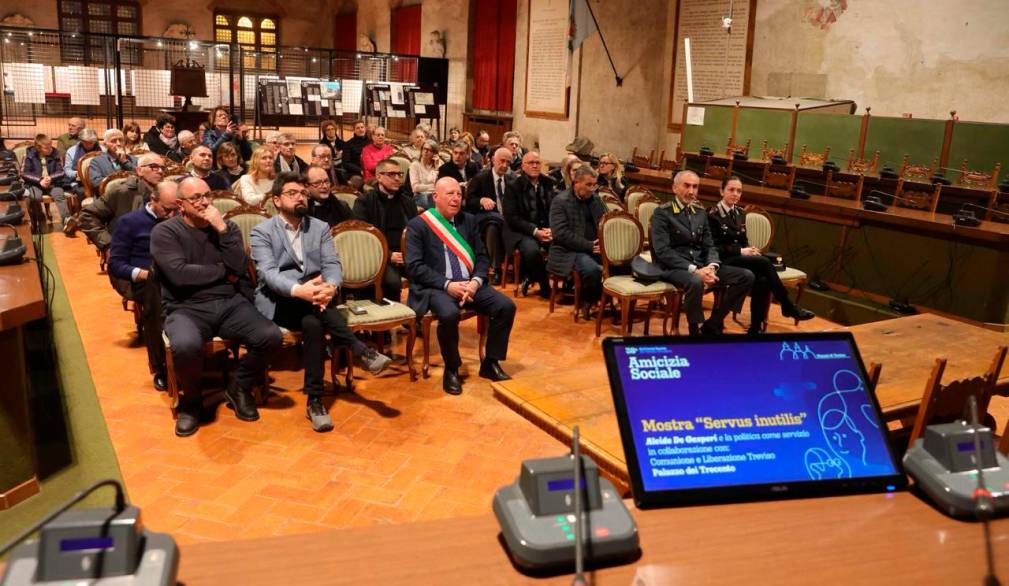 Inaugurata a Treviso la mostra dedicata ad Alcide De Gasperi