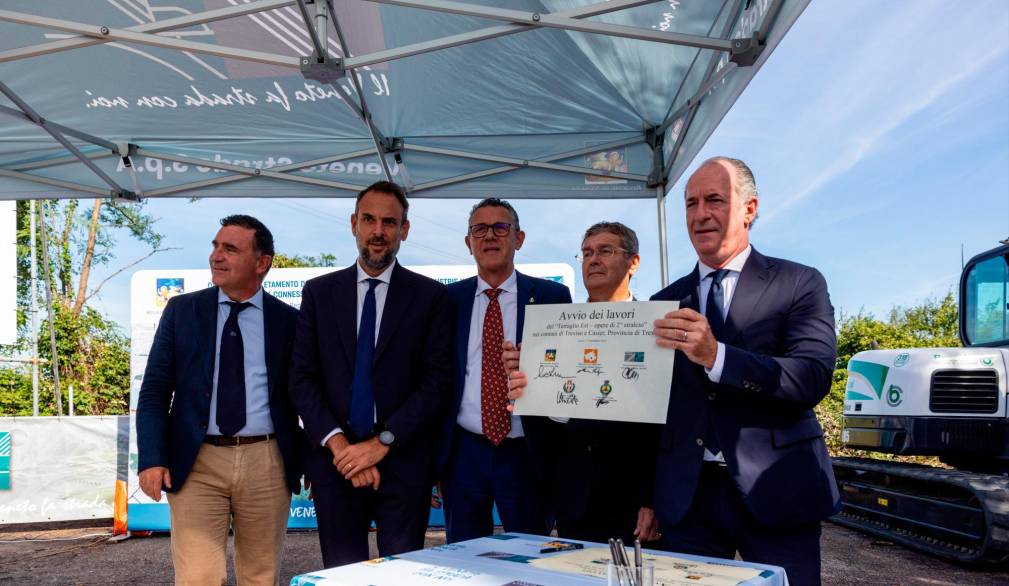 Terraglio Est, taglio del nastro per il cantiere del secondo stralcio Terraglio Est, taglio del nastro per il cantiere del secondo stralcio