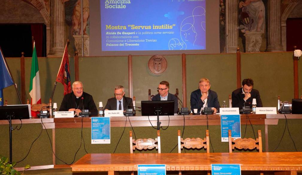 Inaugurata a Treviso la mostra dedicata ad Alcide De Gasperi