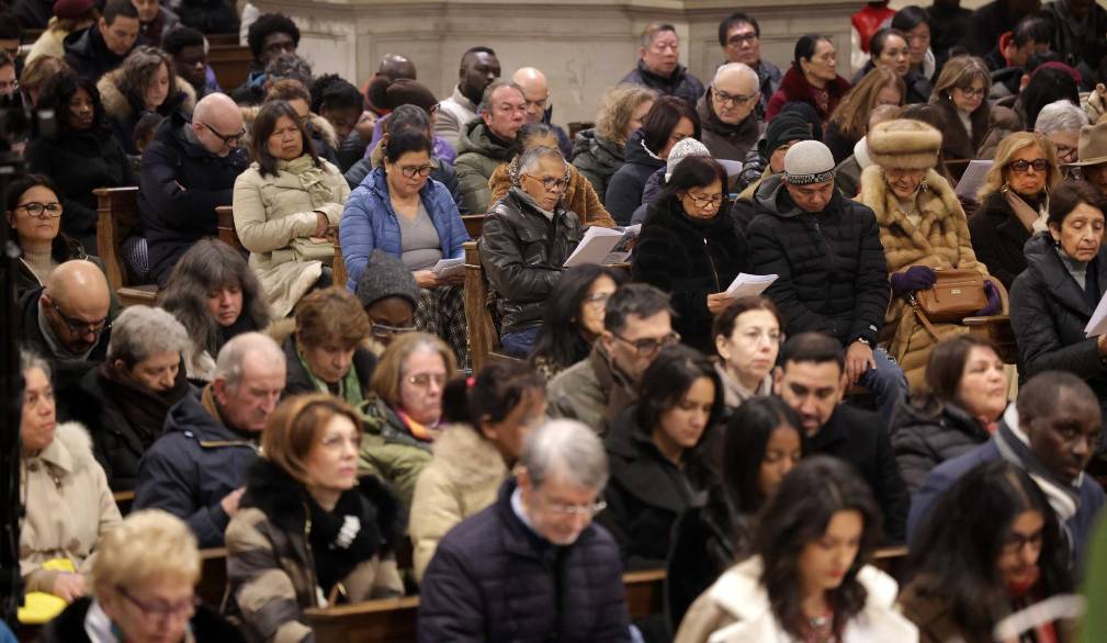 Messa dei popoli con vescovo Michele Tomasi, in cattedrale a Treviso