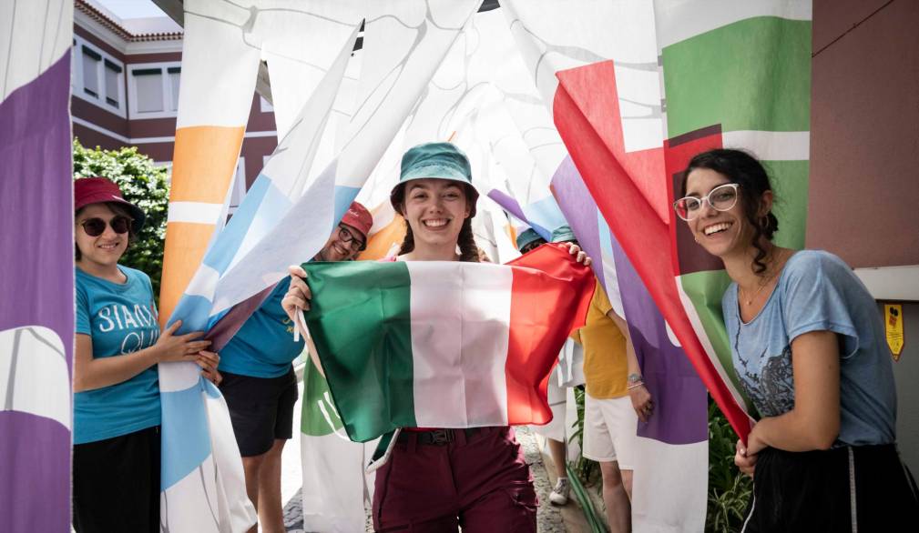 Gmg: i primi arrivi degli italiani a Lisbona Gmg: i primi arrivi degli italiani a Lisbona