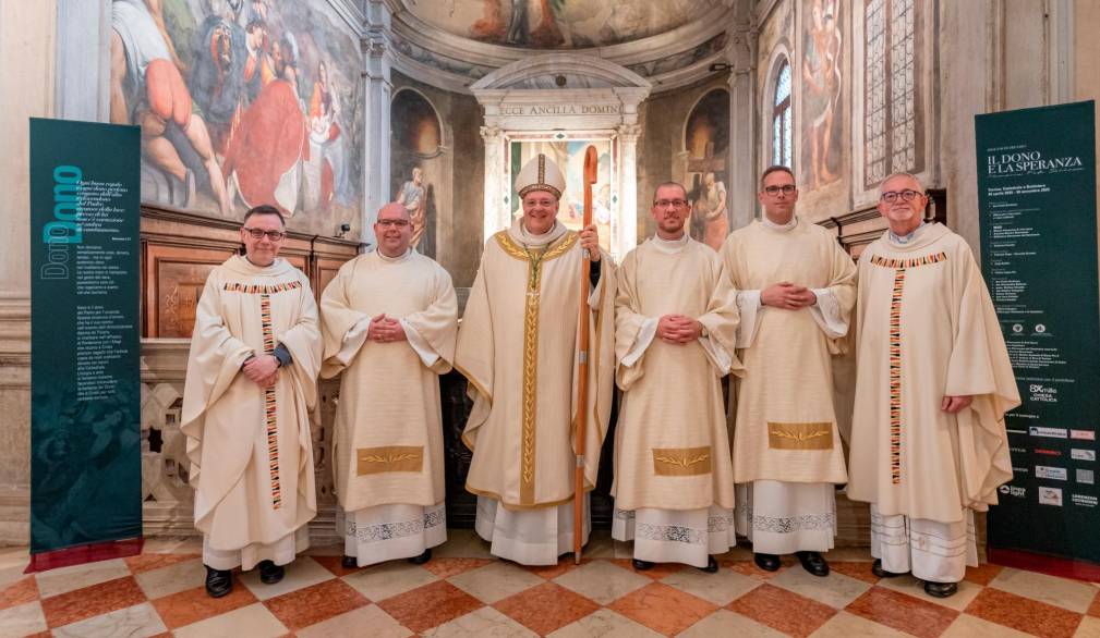 L’ordinazione diaconale di tre giovani, gioia grande per la nostra diocesi L’ordinazione diaconale di tre giovani, gioia grande per la nostra diocesi