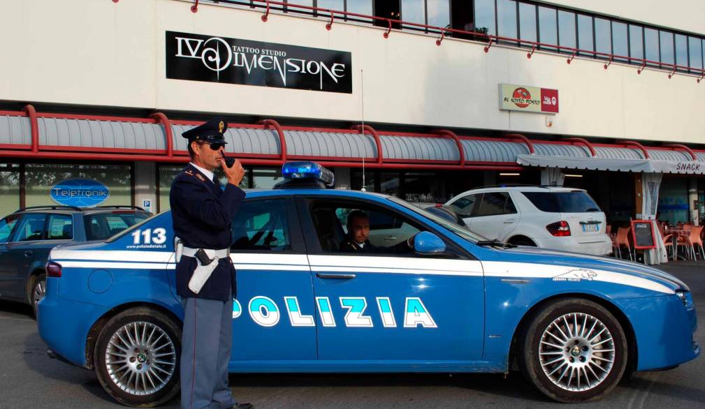 Controllo di polizia. Foto di repertorio Controllo di polizia. Foto di repertorio