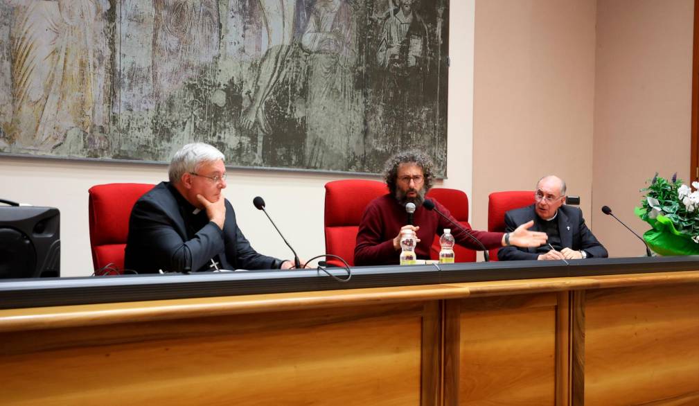 Matteo Melchiorre e il vescovo Michele Matteo Melchiorre e il vescovo Michele