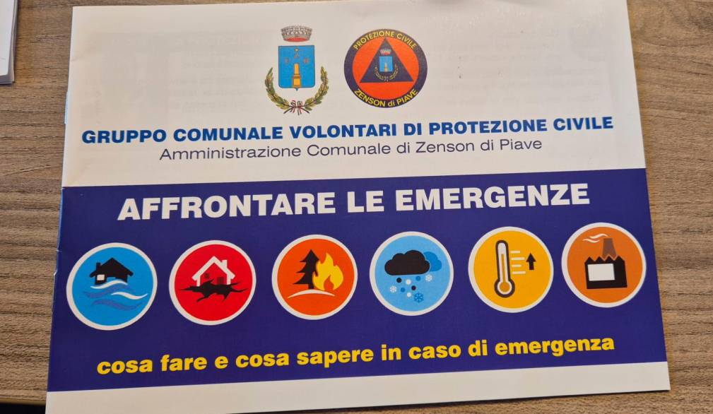 Zenson di Piave: un opuscolo su pratiche di protezione civile e gestione delle emergenze consegnato alla cittadinanza Zenson di Piave: un opuscolo su pratiche di protezione civile e gestione delle emergenze consegnato alla cittadinanza