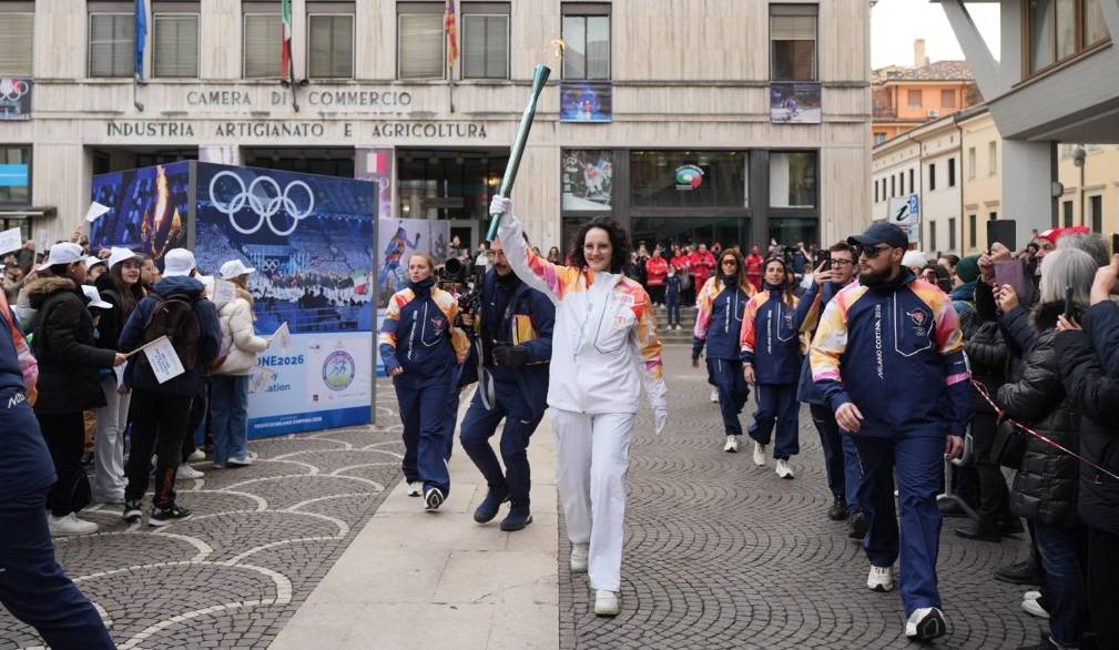 Fiamma olimpica nella Marca, le foto più belle