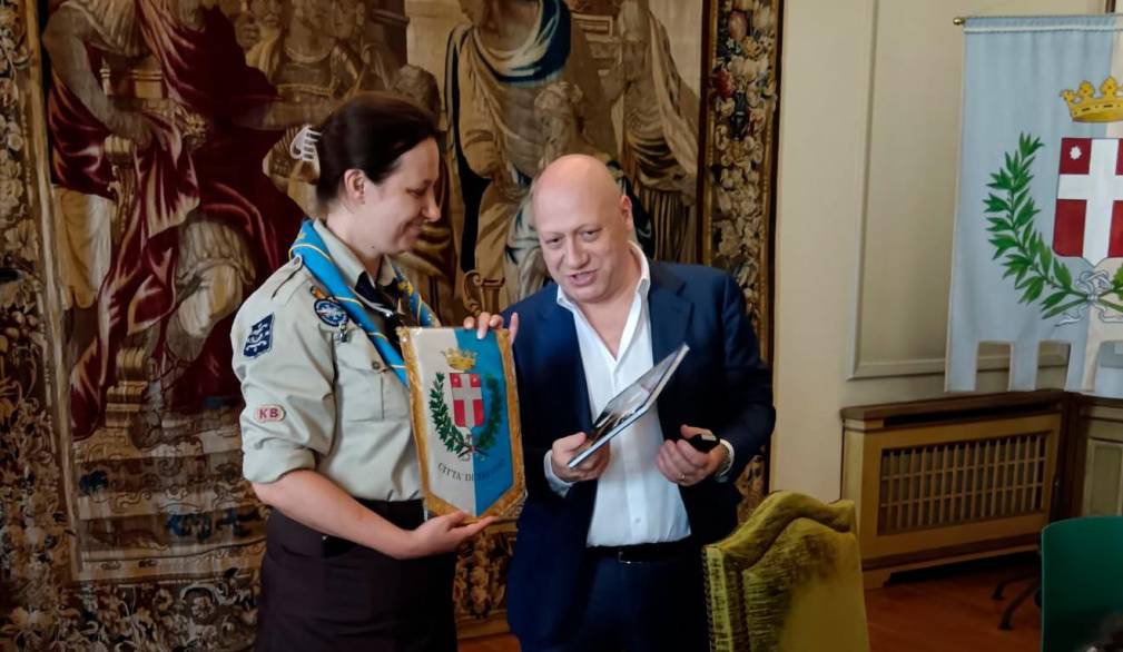 Campo estivo per un gruppo di giovani scout ucraini Campo estivo per un gruppo di giovani scout ucraini