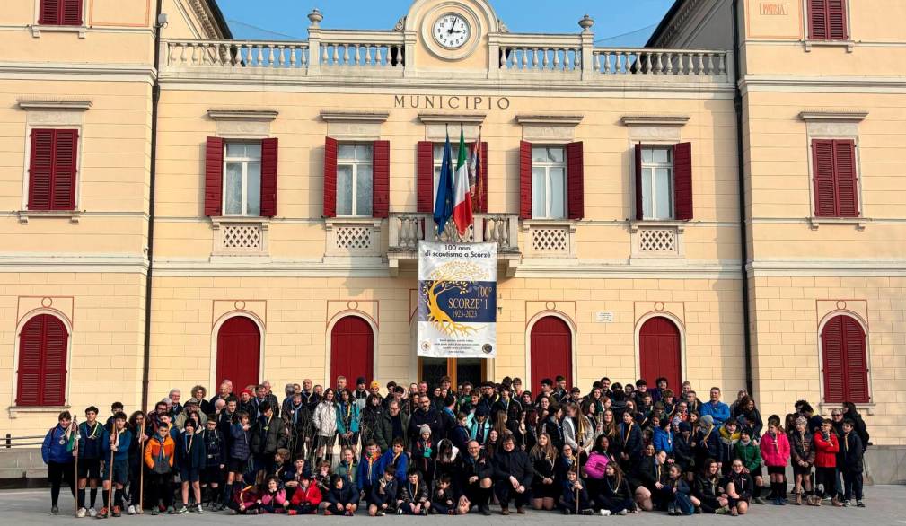 Gli scout di Scorzè piantano cento alberi per celebrare cento anni di presenza Gli scout di Scorzè piantano cento alberi per celebrare cento anni di presenza