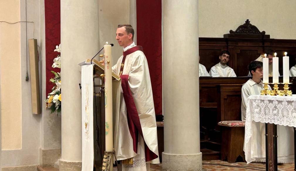Grande festa nella comunità di Liedolo per la prima messa di don Mattia Gardin Grande festa nella comunità di Liedolo per la prima messa di don Mattia Gardin
