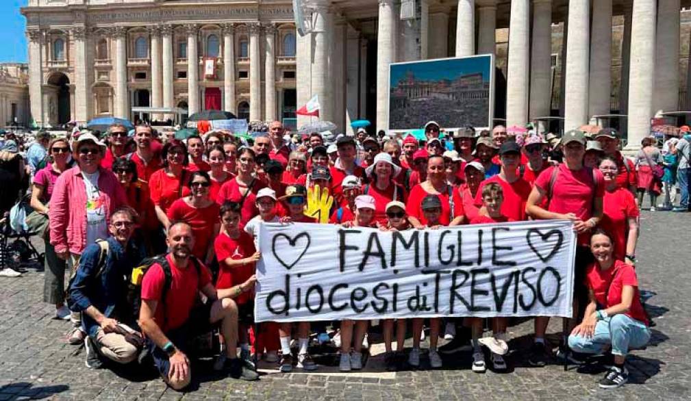 Giubileo delle famiglie: pellegrini da Treviso a Roma Giubileo delle famiglie: pellegrini da Treviso a Roma