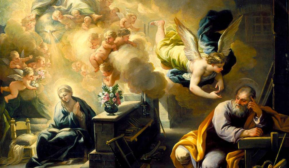 Luca Giordano “Il sogno di S. Giuseppe” 1700 circa, Museum of Art - Indianapolis