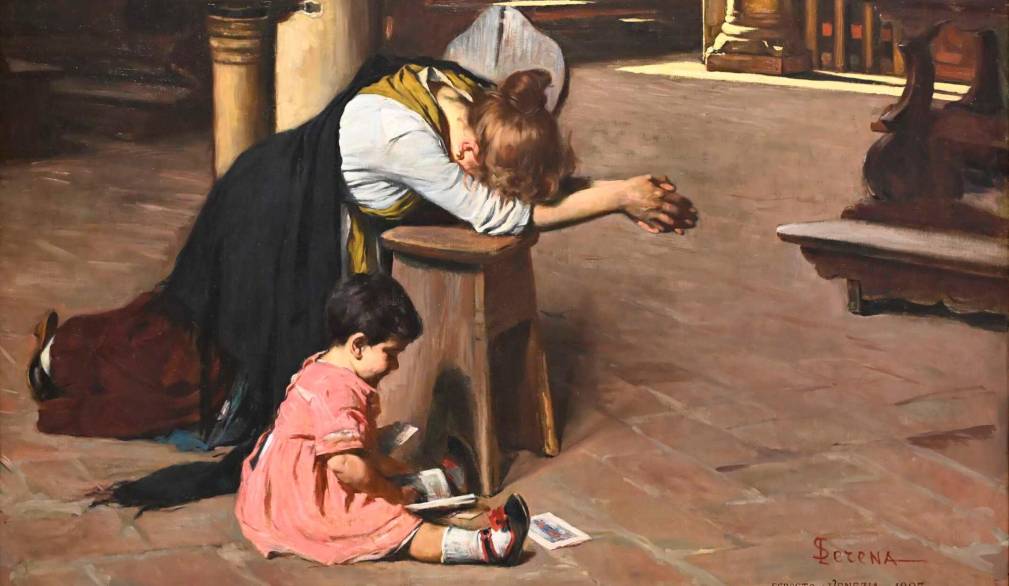 Luigi Serena “Vittime / La preghiera” 1899-1901, Museo “L. Bailo” - Treviso Luigi Serena “Vittime / La preghiera” 1899-1901, Museo “L. Bailo” - Treviso