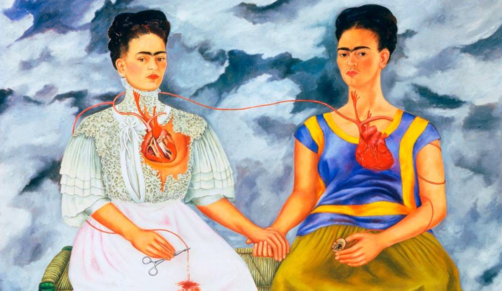 Frida Kahlo, Le due Frida, 1939, Museo d’arte moderna, Città del Messico Frida Kahlo, Le due Frida, 1939, Museo d’arte moderna, Città del Messico