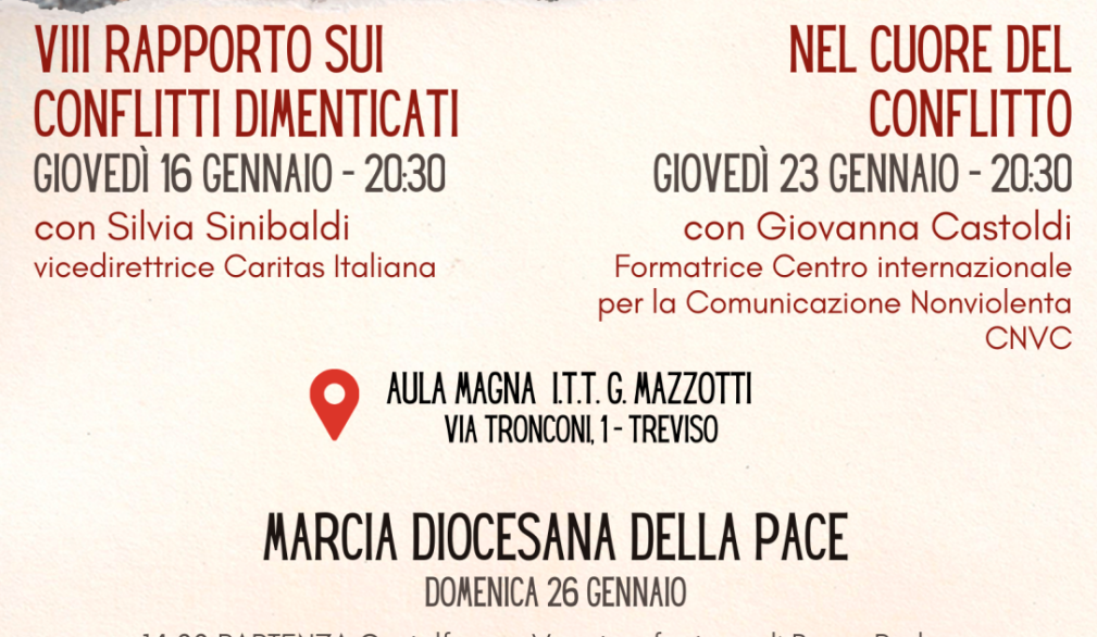 Le iniziative in Diocesi per il mese dedicato alla pace Le iniziative in Diocesi per il mese dedicato alla pace