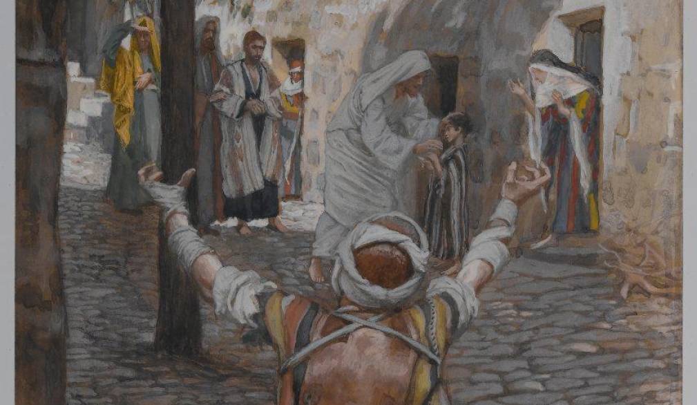 ﻿James Tissot, “Guarigione di un lebbroso” 1886-1894 , Brooklyn Museum, New York