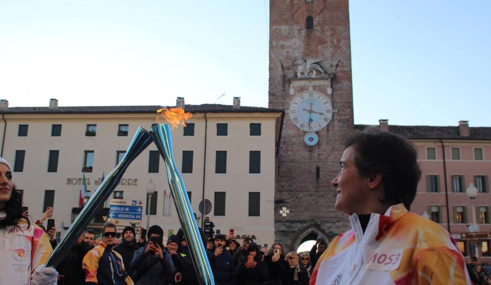 Fiamma olimpica nella Marca, le foto più belle