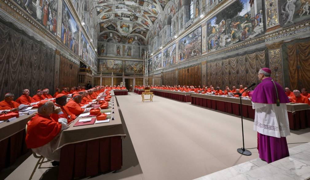 I cardinali in cappella Sistina