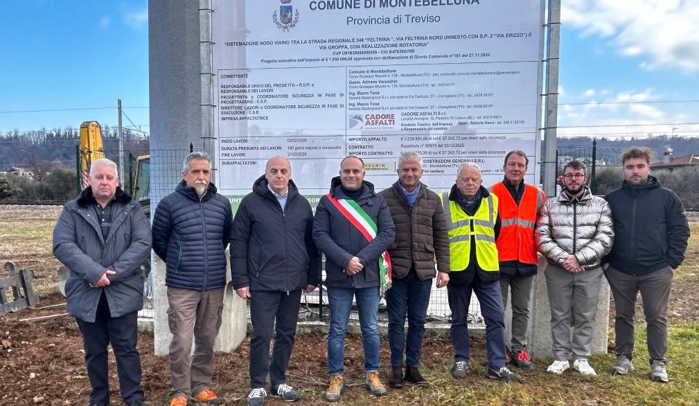 Montebelluna, al via i lavori per la rotatoria attesa da trent’anni