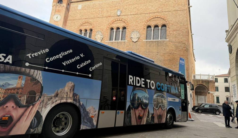 Olimpiadi, dal 4 febbraio il bus Treviso-Cortina attivato da Mom