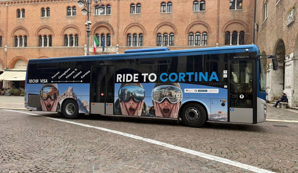 Olimpiadi, dal 4 febbraio il bus Treviso-Cortina attivato da Mom