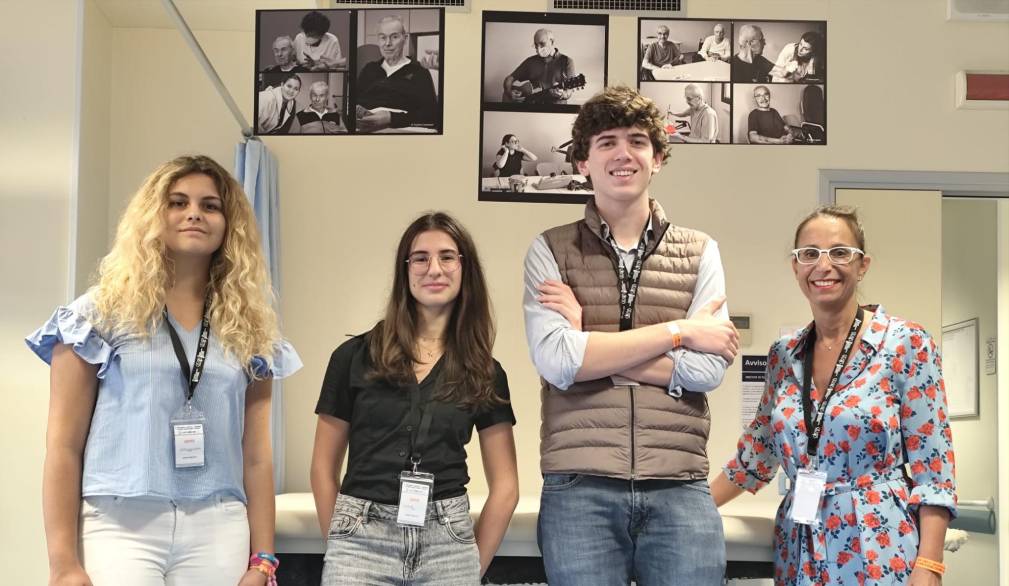 Gli studenti del Pio X hanno presentato il servizio al San Camillo Gli studenti del Pio X hanno presentato il servizio al San Camillo